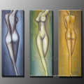 Schöne Nude Ölgemälde auf Leinwand für dekorative (FI-078)